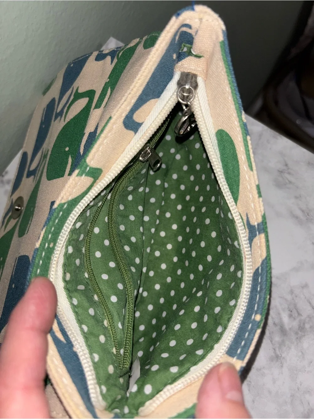 bungalow 360 canvas wristlet